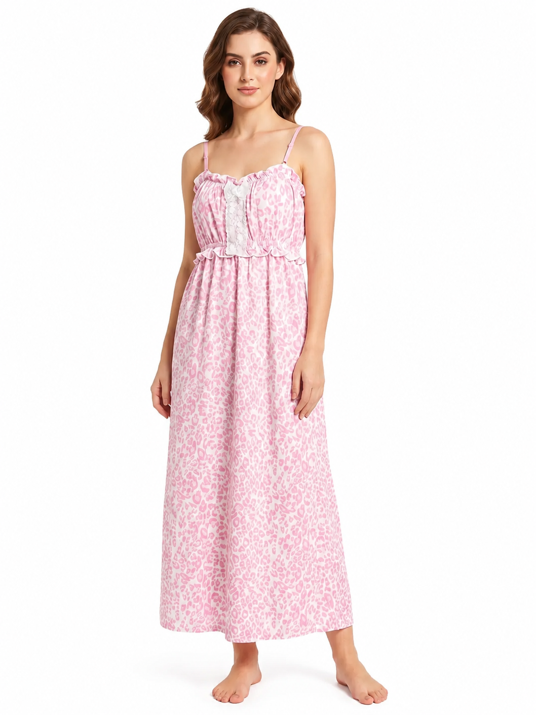 LUNA ÉLÉGANCE™ Women's Luxury Printed Nightdress