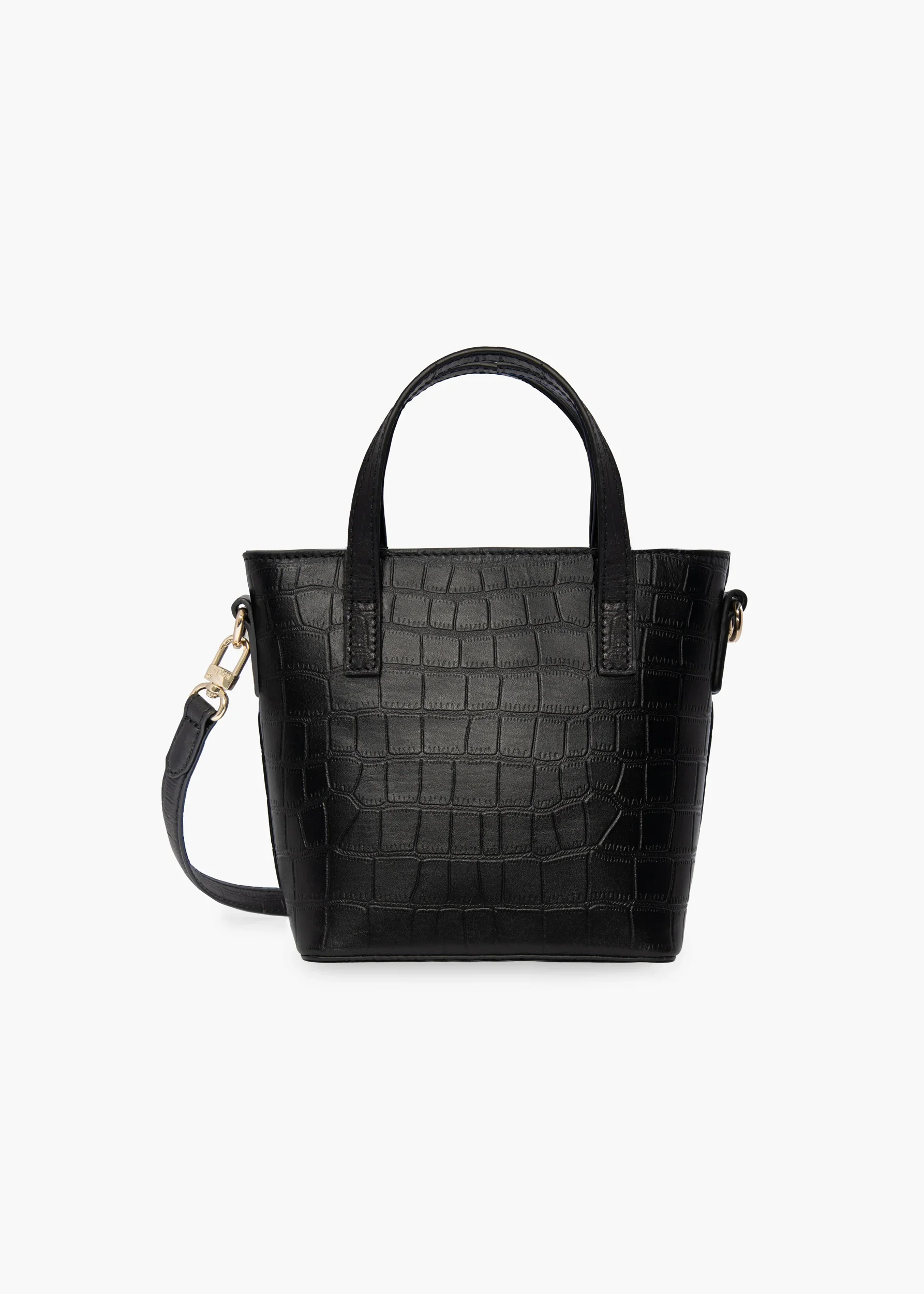 NOVA Women's Croc Leather Grab Bag | Luxury Crossbody