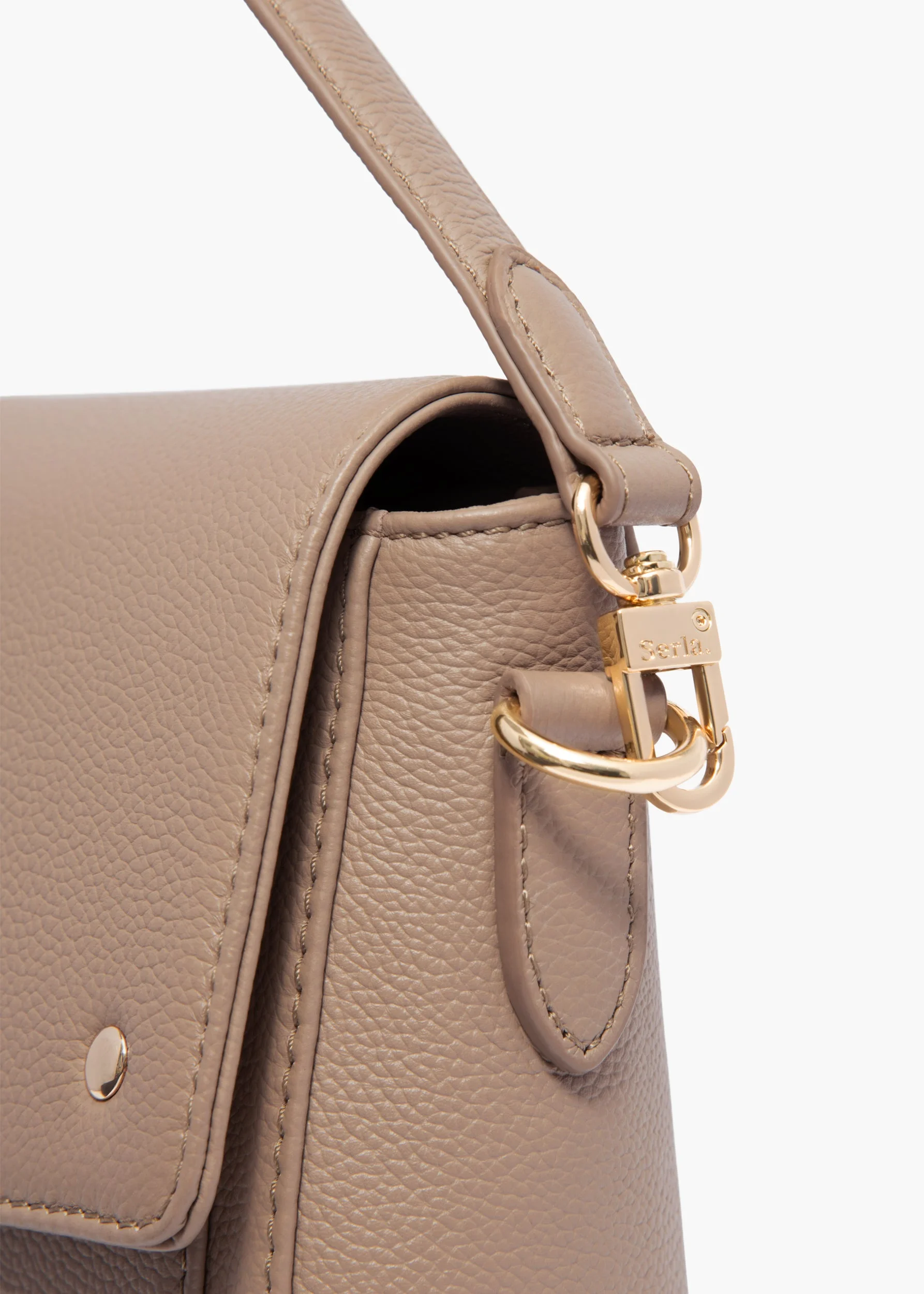 LYRA  Leather Top Handle Crossbody Bag | Quiet Luxury for Everyday Elegance