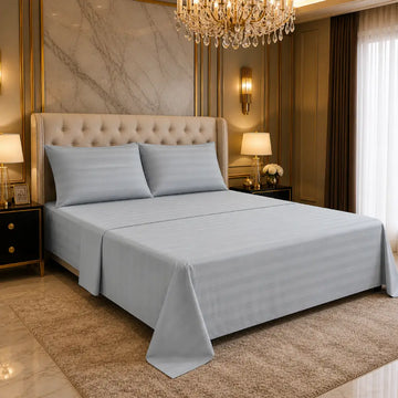 ✨ King Size Bedsheet – Premium Soft Luxury Plain Bedsheet Set