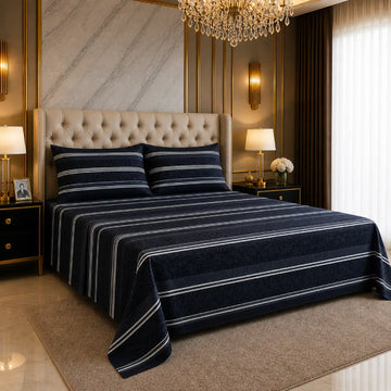 ✨ King Size Bedsheet – Premium Soft Luxury Plain Bedsheet Set