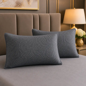 ✨ 6 Piece Pillow Cover Set – Premium Luxury Quilted Pillow Cover Set (6 Pcs)