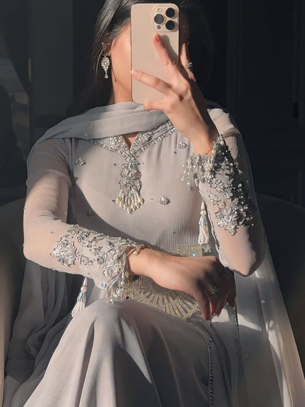 Nooré Royale Chiffon Ensemble  Maxi Set 🕊️ PRE ORDER 10-15 DAYS DELIVERY
